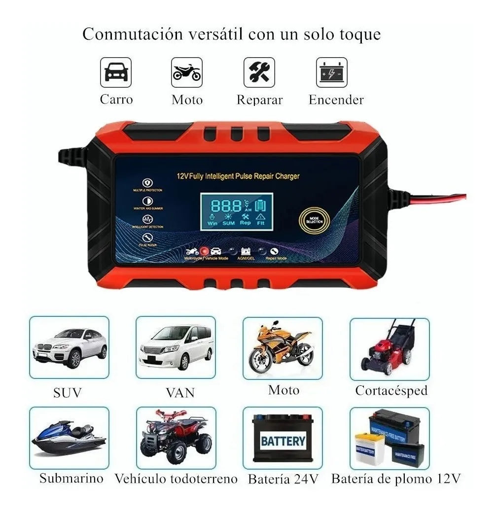 CARGADOR DE BATERIA 12V AUTOMATICO