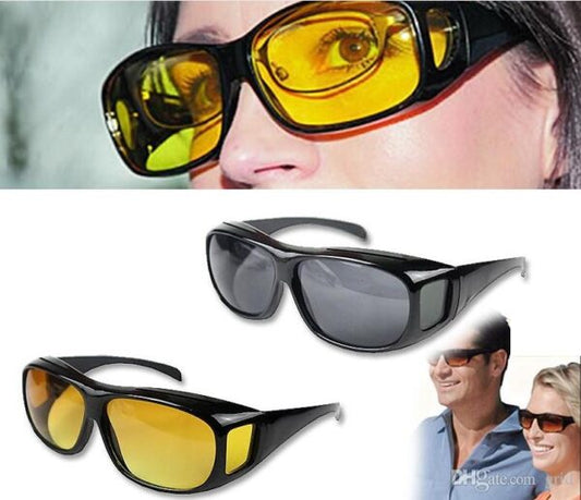 ¡VE CLARO DE DÍA Y DE NOCHE! | SET DE GAFAS HD 2x1 CON FILTRO UV