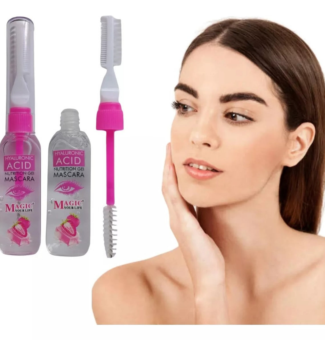 MASCARA DE PESTAÑAS Y CEJAS CON ACIDO HIALURONICO