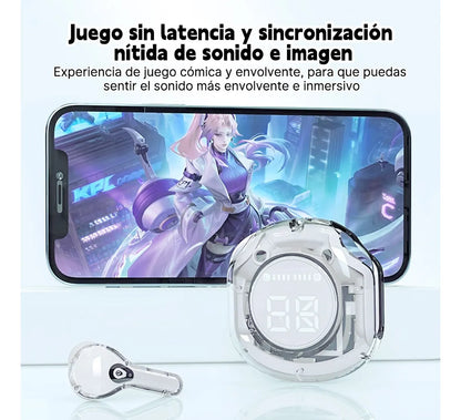 Audífonos Bluetooth Inalámbricos In-ear Con Pantalla Luz Led®