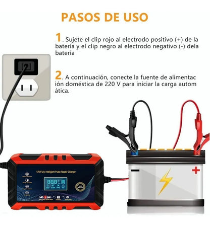 CARGADOR DE BATERIA 12V AUTOMATICO