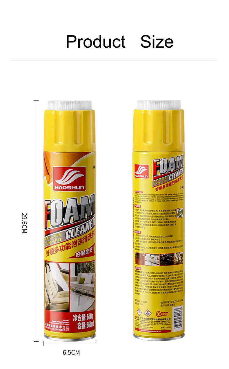 ESPUMA LIMPIADORA MULTIPROPÓSITOS KLY – LIMPIEZA PROFUNDA, AROMA PREMIUM