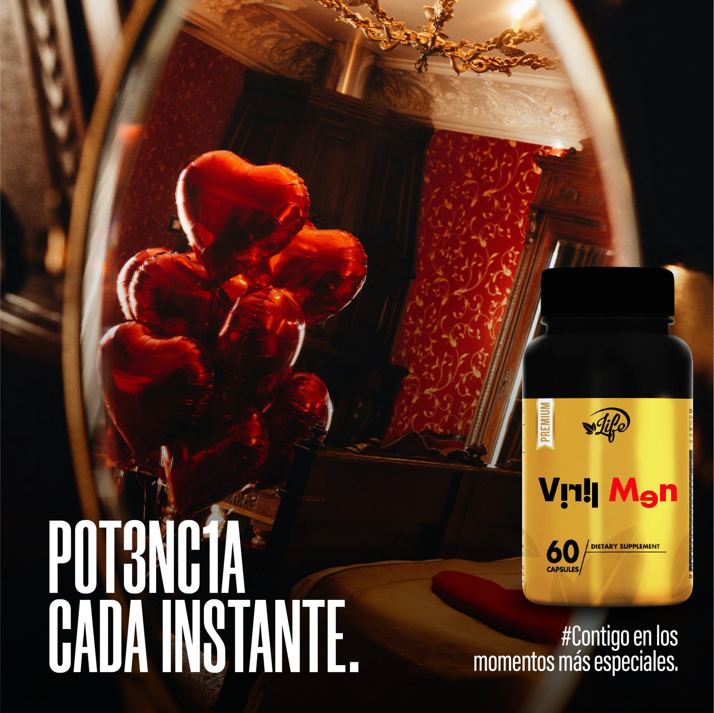 VIRIL MEN® POTENCIADOR SEXUAL MASCULINO