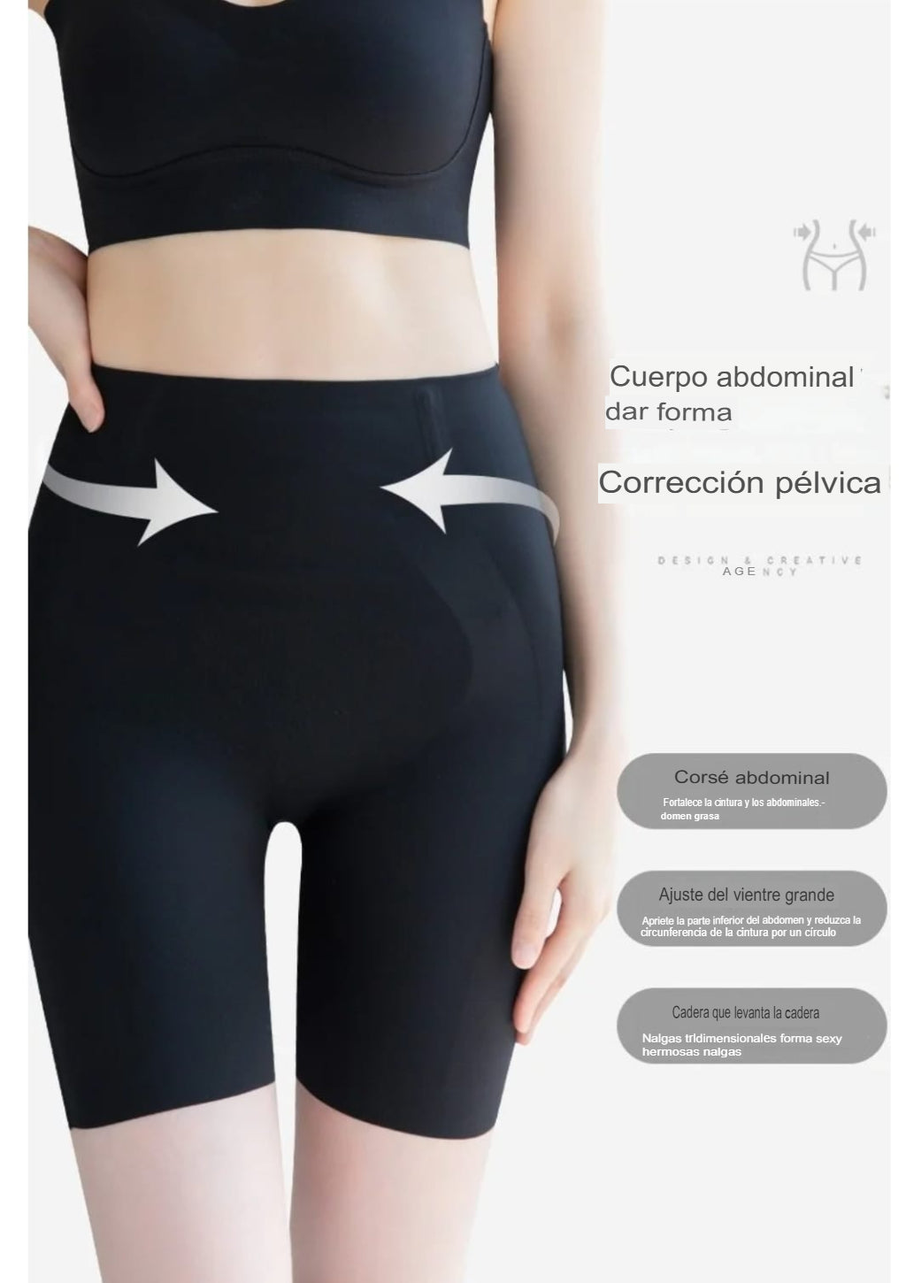 -Short Reductor de Abdomen Bajo-